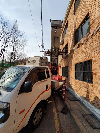 초지동사다리차